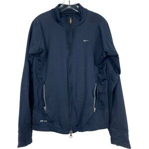Nike‎ Dri-Fit Women's Fit Knit Black Jacket Size Small